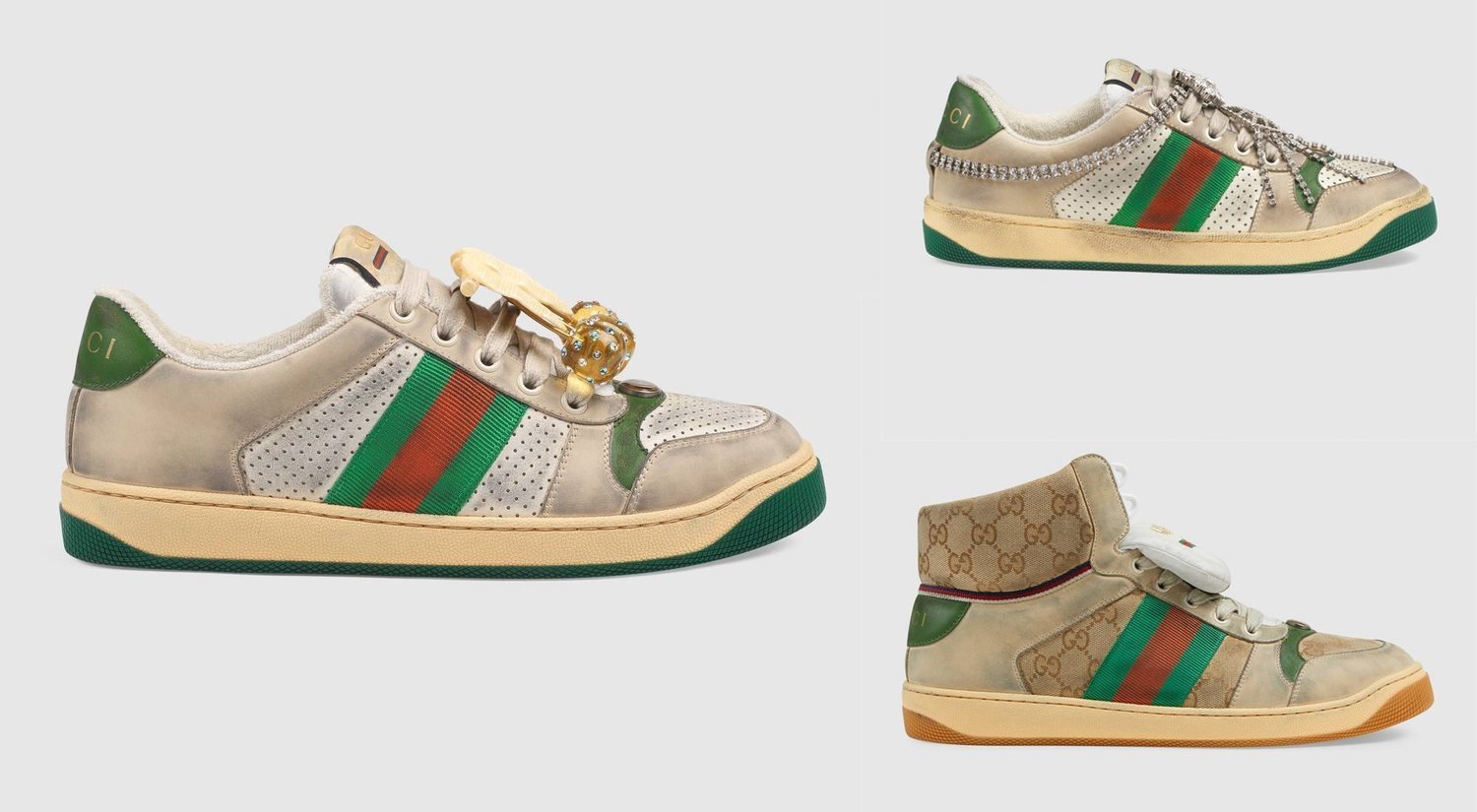 Gucci vende unas zapatillas gastadas por 700 euros: esta es la explicación