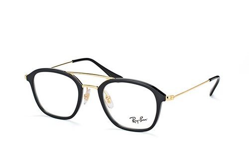 Estas gafas Ray-Ban son prácticamente cuadradas y llevan doble puente, ideales para caras redondas.