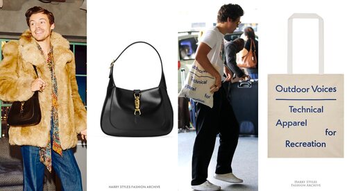 Harry Styles usando bolsos