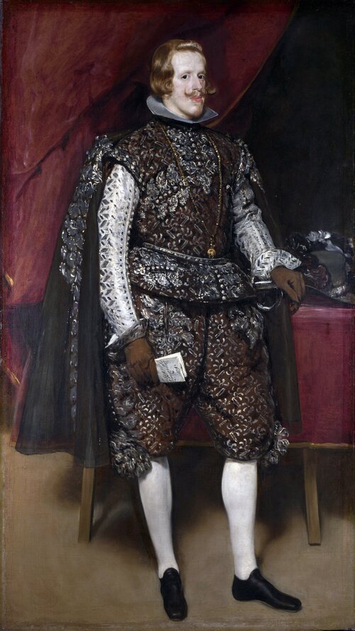 Felipe IV con bombacho y mallas