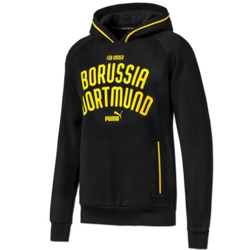 Sudadera negra y amarilla con bolsillos Borussia Dortmund