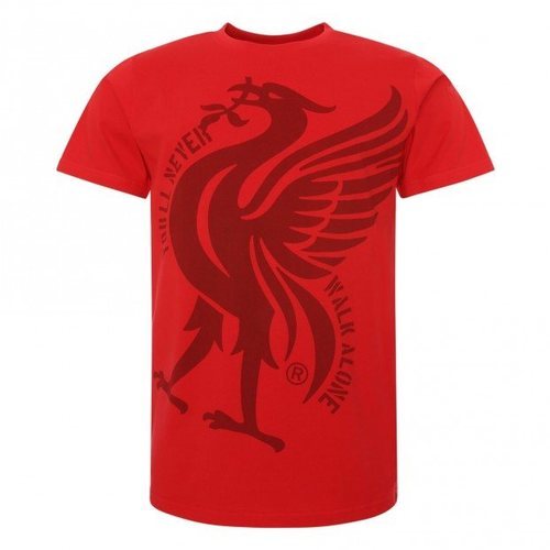 Camiseta casual Liverpool en rojo con dragón estampado