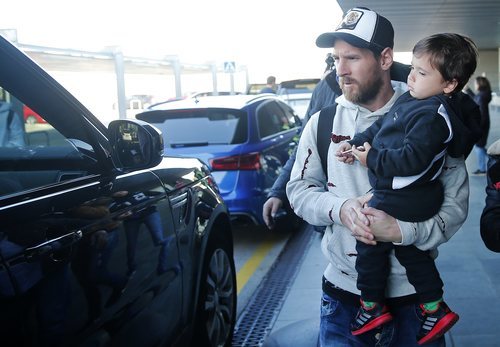 El futbolista Leo Messi con la gorra 'trucker'.