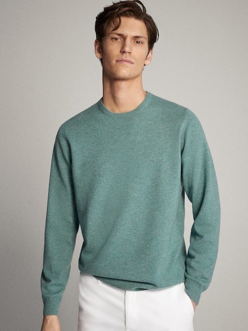 Jersey 100% Cashmere.