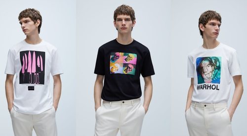 Camisetas de la colección de Andy Warhol.