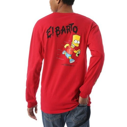 Camiseta de manga larga Vans x The Simpsons 'El Barto'.