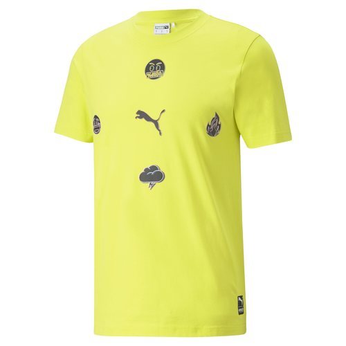 Camiseta Puma x emoji Tee amarilla.