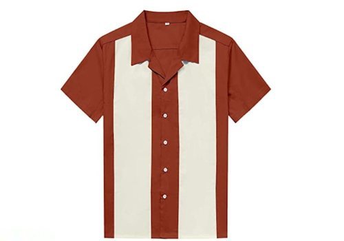 Camisa bowling estilo Charlie Harper (más colores disponibles).