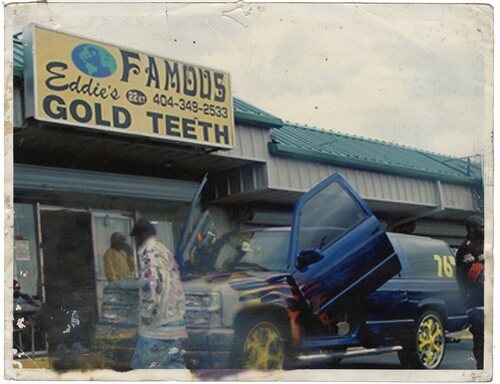 Así era la tienda 'Famous Eddie's Gold Teeth.