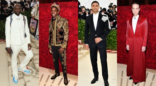 Virgil Abloh (Louis Vuitton), Christian Combs (Dolce&Gabbana), Trevor Noah (Balmain), Jordan Roth (Givenchy Haute Couture)